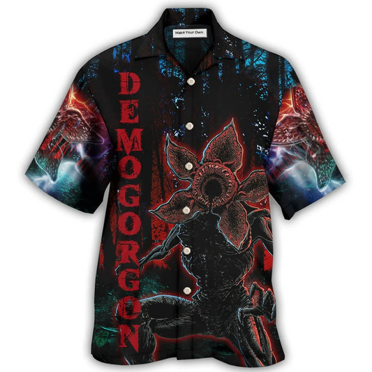 Hawaiian Shirt / Adults / S Demogorgon World Of Monster - Hawaiian Shirt - Reefox