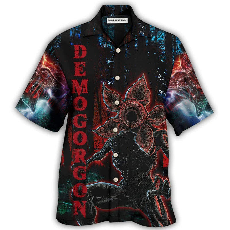 Hawaiian Shirt / Adults / S Demogorgon World Of Monster - Hawaiian Shirt - Reefox
