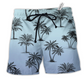 Beach Short / Adults / S Hawaii Love Life Coconut Palm - Beach Short Reefox - Owls Matrix LTD