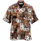 Hawaiian Shirt / Adults / S Chesapeake Bay Retriever Dog Tropical Floral Vintage - Hawaiian Shirt - Reefox
