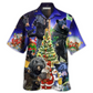 Hawaiian Shirt / Adults / S Bear Family Into Spring Merry Christmas - Hawaiian Shirt - Reefox