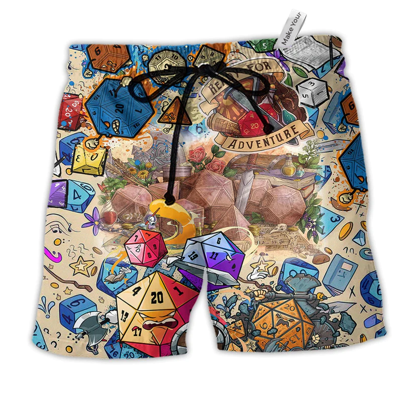 Beach Short / Adults / S D20 Ready Amazing Adventure - Beach Short Reefox - Owls Matrix LTD