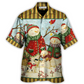 Christmas Cutie Snowman Happy Xmas - Hawaiian Shirt - Reefox