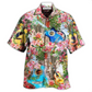 Hawaiian Shirt / Adults / S Guitar Music Guitar Melody In Rose Garden - Hawaiian Shirt - Reefox