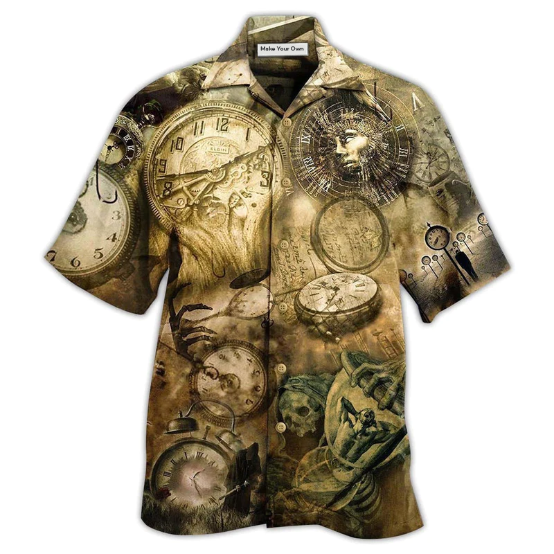 Hawaiian Shirt / Adults / S Watch And History - Hawaiian Shirt - Reefox