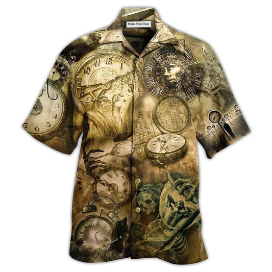 Hawaiian Shirt / Adults / S Watch And History - Hawaiian Shirt - Reefox