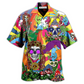 Hawaiian Shirt / Adults / S Hippie Skull Peace Life Color So Funny - Hawaiian Shirt - Reefox
