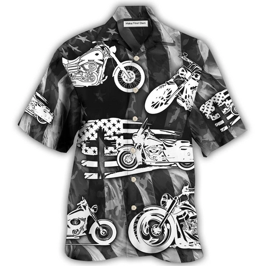 Hawaiian Shirt / Adults / S Motorcycle I'm A Simple Man - Hawaiian Shirt - Reefox