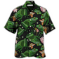 Hawaiian Shirt / Adults / S Frog Green Frog Black Style - Hawaiian Shirt - Reefox