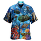 Hawaiian Shirt / Adults / S Ocean Steampunk Undersea World - Hawaiian Shirt - Reefox