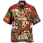 Hawaiian Shirt / Adults / S Cowboy Santa Christmas Red Style - Hawaiian Shirt - Reefox