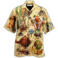 Hawaiian Shirt / Adults / S Air Balloon Fly High Fly Far With Air Balloon Steampunk With Classic Style - Hawaiian Shirt - Reefox