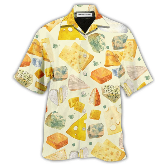 Hawaiian Shirt / Adults / S Food Cheese Beautiful Food Life - Hawaiian Shirt - Reefox