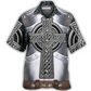 Hawaiian Shirt / Adults / S Irish Celtic Armor Metal Irish - Hawaiian Shirt - Reefox