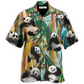 Hawaiian Shirt / Adults / S Panda Cute Panda Play Alone - Hawaiian Shirt - Reefox
