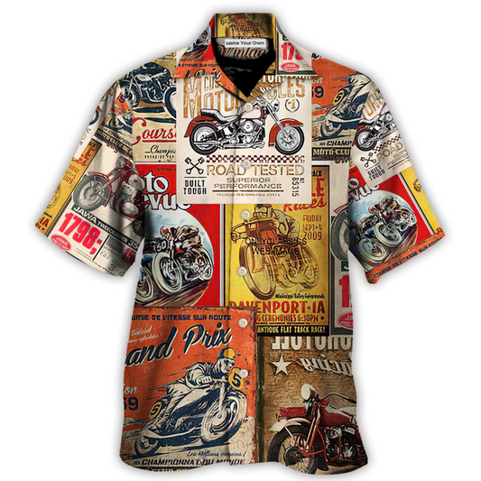 Motorcycle If You Can Still Hear Your Fears, Drop A Gear - Hawaiian Shirt - Owl Ohh - Reefox