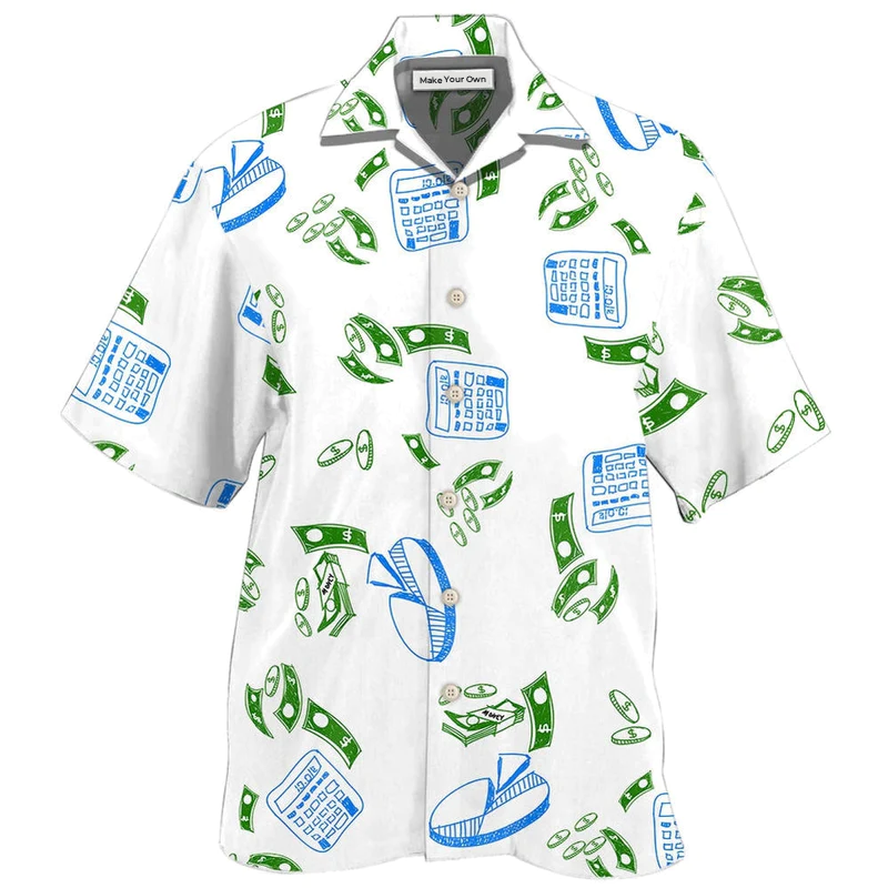 Hawaiian Shirt / Adults / S Accountant Money Chart Basic - Hawaiian Shirt - Reefox