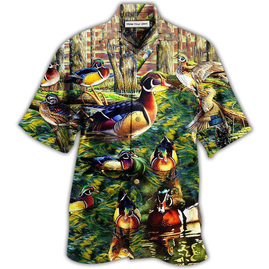 Hawaiian Shirt / Adults / S Duck Welcome To The Duck Side - Hawaiian Shirt - Reefox