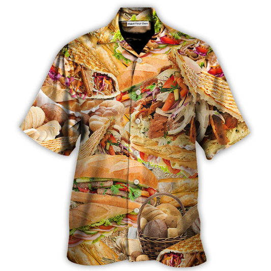 Hawaiian Shirt / Adults / S Food Delicious Bread Around The World Cool - Hawaiian Shirt - Reefox