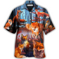 Hawaiian Shirt / Adults / S Fox Beautiful Red Forest - Hawaiian Shirt - Reefox