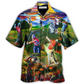 Hawaiian Shirt / Adults / S Golf Life Is Short Swing Hard Golf - Hawaiian Shirt - Reefox