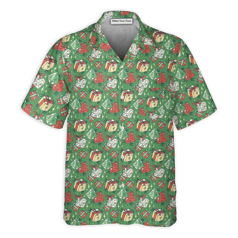 DnD Dice Gift Pattern Small - Hawaiian Shirt - Reefox