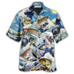 Hawaiian Shirt / Adults / S Fishing Trout Fishing Big Waves Style - Hawaiian Shirt - Reefox