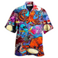 Hawaiian Shirt / Adults / S Drum Octopus Dance To The Beat Of Your Own - Hawaiian Shirt - Reefox