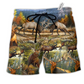 Beach Short / Adults / S Hunting Love Life Style Nice Scenery - Beach Short Reefox - Owls Matrix LTD