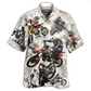 Hawaiian Shirt / Adults / S Motorcycle Ride Hard And Cool - Hawaiian Shirt - Reefox