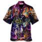 Hawaiian Shirt / Adults / S Guitar Dragon Play Until They Die - Hawaiian Shirt - Reefox