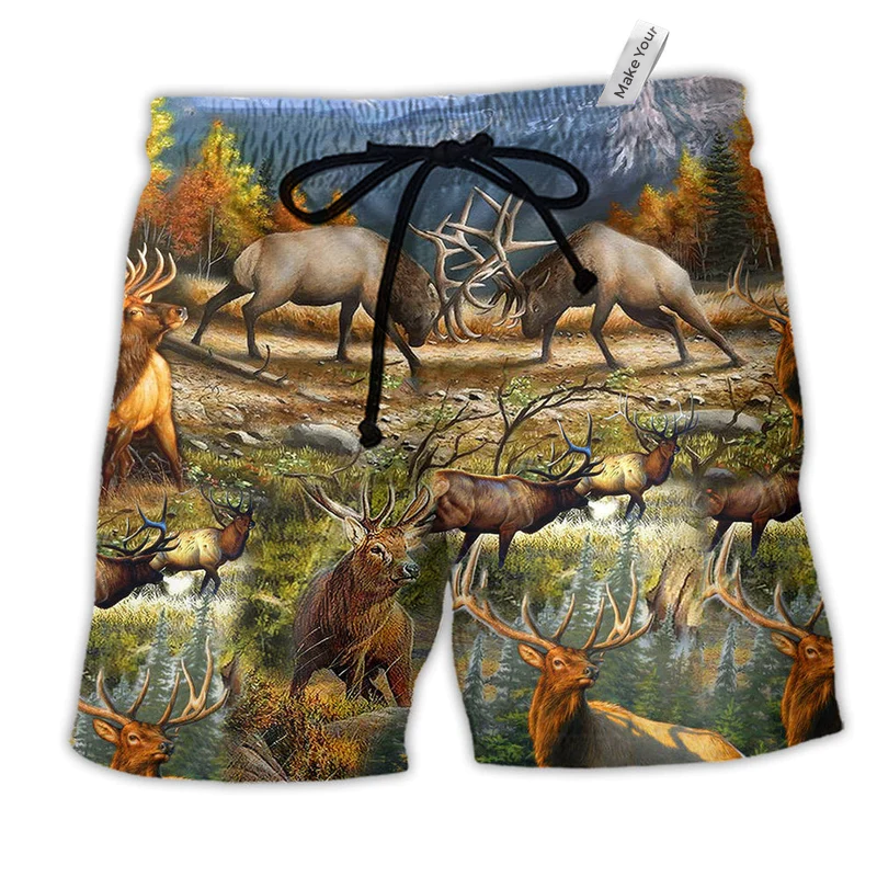 Beach Short / Adults / S Deer Find Me Where The Wild Things Are - Beach Short Reefox - Owls Matrix LTD