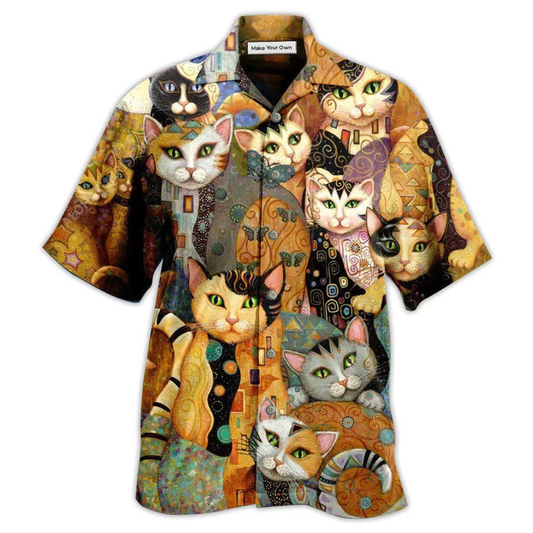 Hawaiian Shirt / Adults / S Cat Need You And Love - Hawaiian Shirt - Reefox