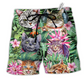 Beach Short / Adults / S Cat Is My Life - Beach Short Reefox - Owls Matrix LTD