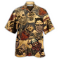 Hawaiian Shirt / Adults / S Viking Warrior Life Style - Hawaiian Shirt - Reefox