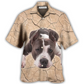 Hawaiian Shirt / Adults / S Pitbull On The Ground - Hawaiian Shirt - Reefox