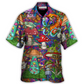 Hawaiian Shirt / Adults / S Hippie Mushroom Peace Lover - Hawaiian Shirt - Reefox