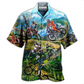 Hawaiian Shirt / Adults / S Motorcycle MotorSport Life Is Better With Braap - Hawaiian Shirt - Reefox