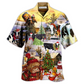 Hawaiian Shirt / Adults / S Cow Christmas Love Animals Love - Hawaiian Shirt - Reefox