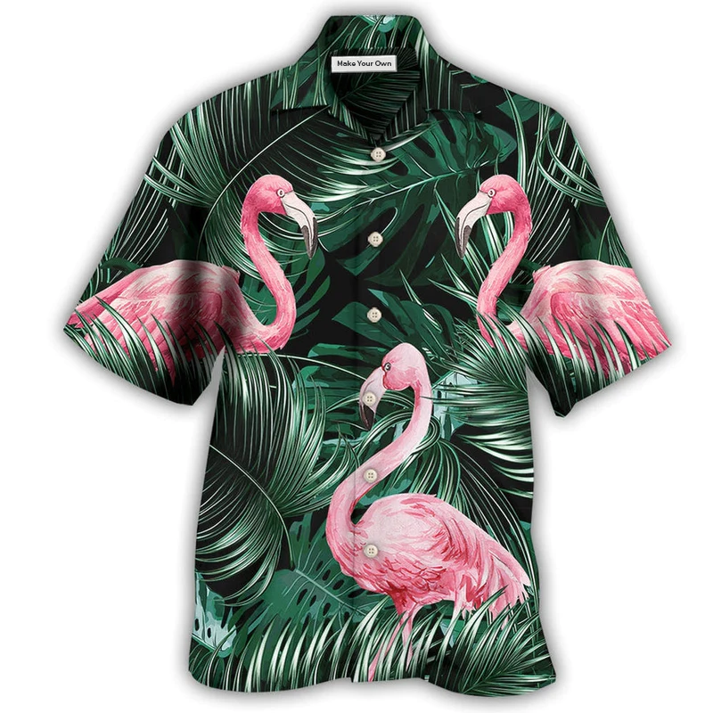 Hawaiian Shirt / Adults / S Flamingo Love Life Style - Hawaiian Shirt - Reefox