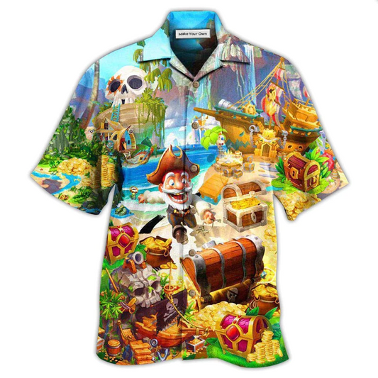 Hawaiian Shirt / Adults / S Hunting We've Found Treasures Treasures - Hawaiian Shirt - Reefox