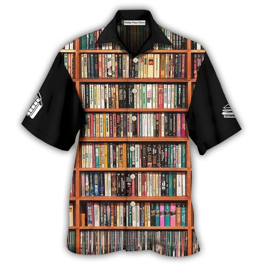 Hawaiian Shirt / Adults / S Book I Love Reading - Hawaiian Shirt - Reefox