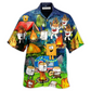 Hawaiian Shirt / Adults / S Camping Chocolate Marshmallow Fire - Hawaiian Shirt - Reefox