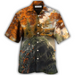 Hawaiian Shirt / Adults / S Skull Into The Forest I Go Hiking Lover Camping - Hawaiian Shirt - Reefox