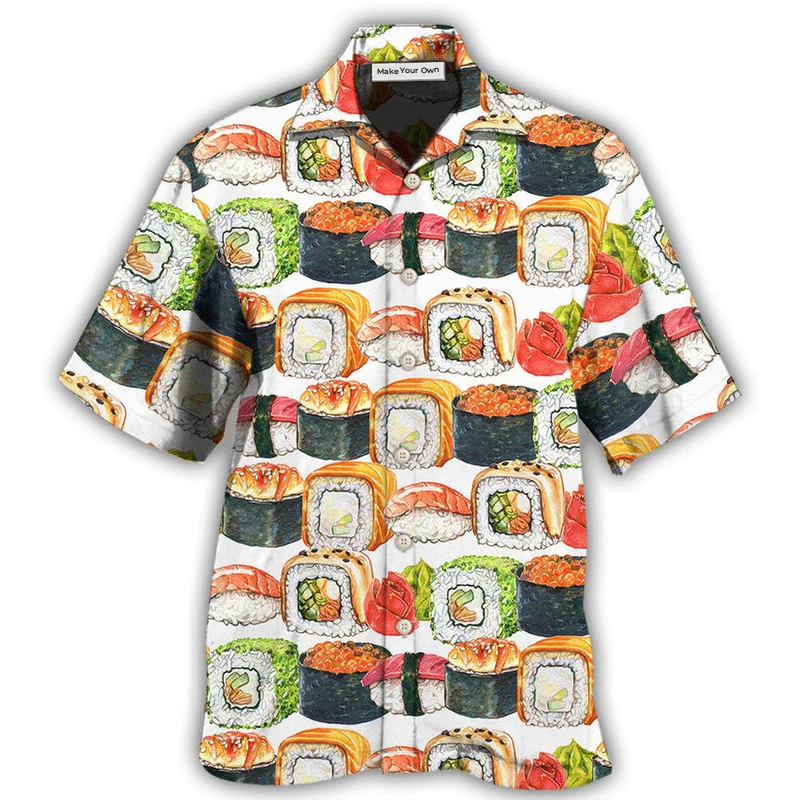 Hawaiian Shirt / Adults / S Sushi Basic Colorful - Hawaiian Shirt - Reefox
