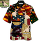 Hawaiian Shirt / Adults / S French Bulldog America Sunset Custom Photo - Hawaiian Shirt - Reefox