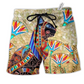 Beach Short / Adults / S Hippie Egypt Cat Amazing Style - Beach Short Reefox - Owls Matrix LTD