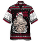Hawaiian Shirt / Adults / S Christmas Tattoo Santa Funny Merry Xmas - Hawaiian Shirt - Reefox