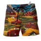 Beach Short / Adults / S Car Love Red Mountain - Beach Short Reefox - Owls Matrix LTD