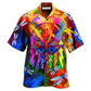 Hawaiian Shirt / Adults / S Dragon Dragonfly Colorful Love Life - Hawaiian Shirt - Reefox